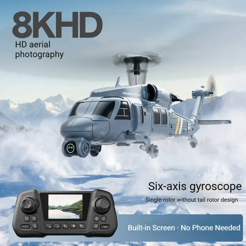 Rc Helicopter Single Rotor - Helikopter RC Apache L2-DORN dengan Kamera
