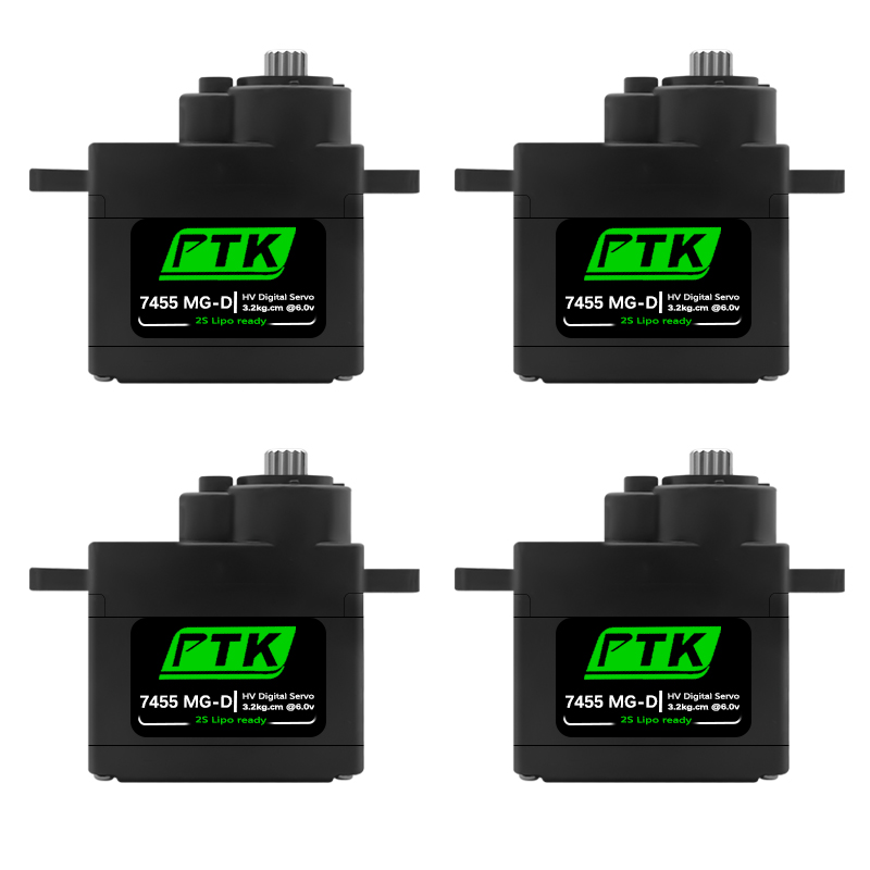 Rc Helicopter Servo - PTK 7455MG-D servo 12g Digital Servo
