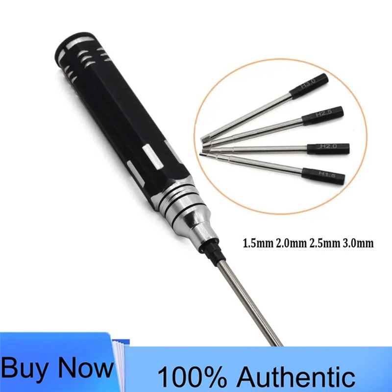 Rc Helicopter Tool Kit - Set Obeng Hex 4-in-1 1.5-4.0mm Alat