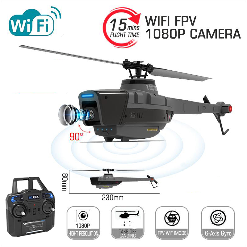 Rc Helicopter Gyro - C128 2.4G RC helikopter 4 baling-baling