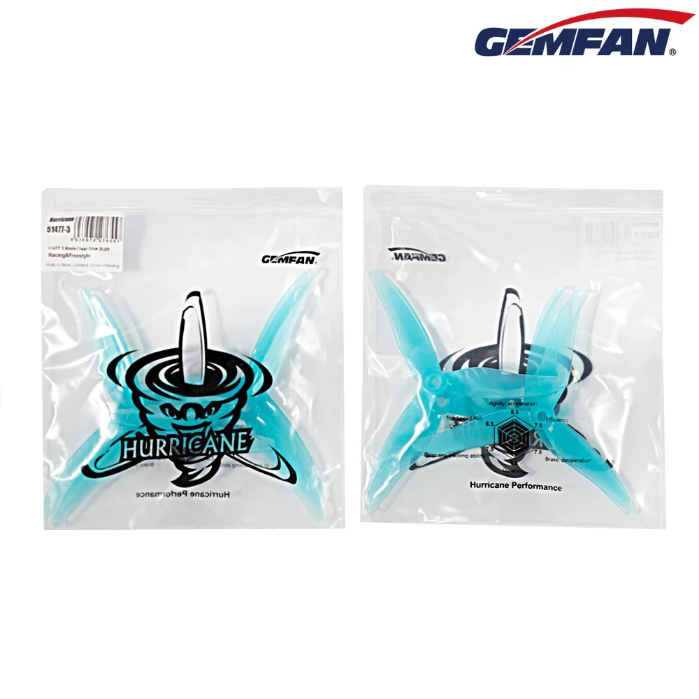 Rc Helicopter Blade - 10 Pasang (10CW + 10CCW) Gemfan