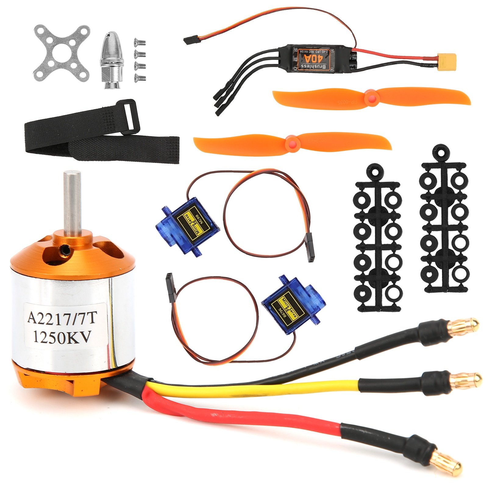 Rc Helicopter Motor - 2217 KV1250 Motor 8060 Propeller Steering