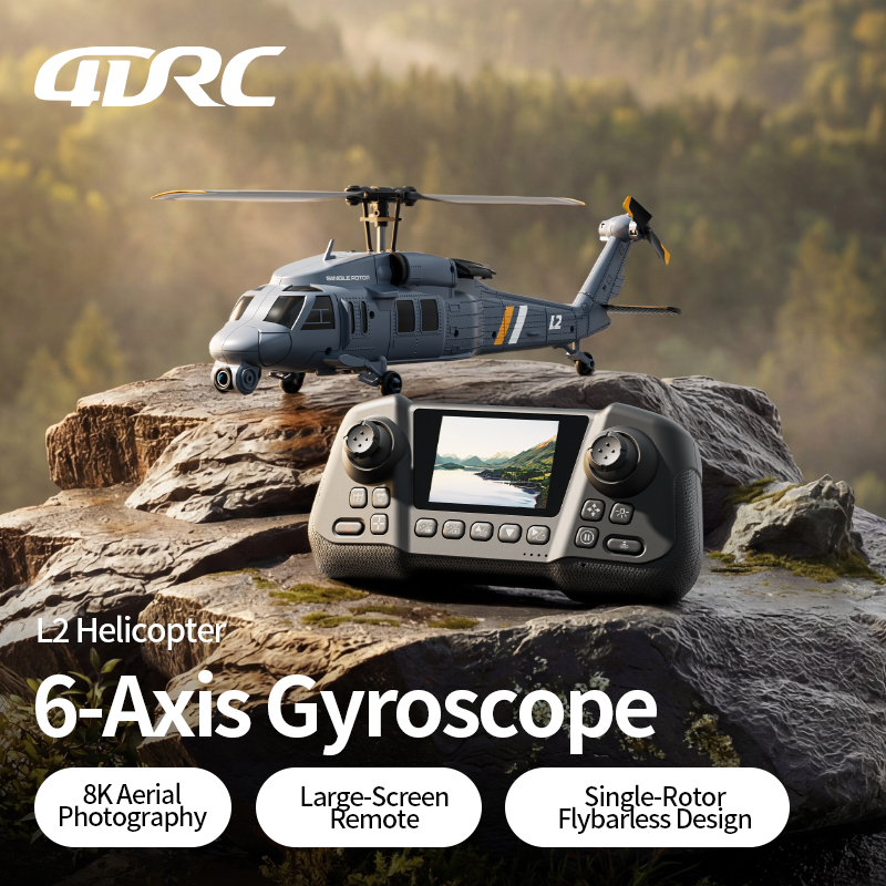 Rc Helicopter Single Rotor - Helikopter Tempur Militer Apache RC 4DRC