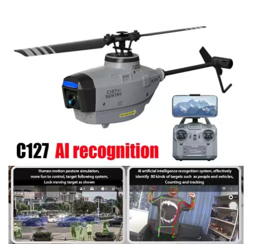 Rc Helicopter Single Rotor - Helikopter RC ERA C127 AI Brushless