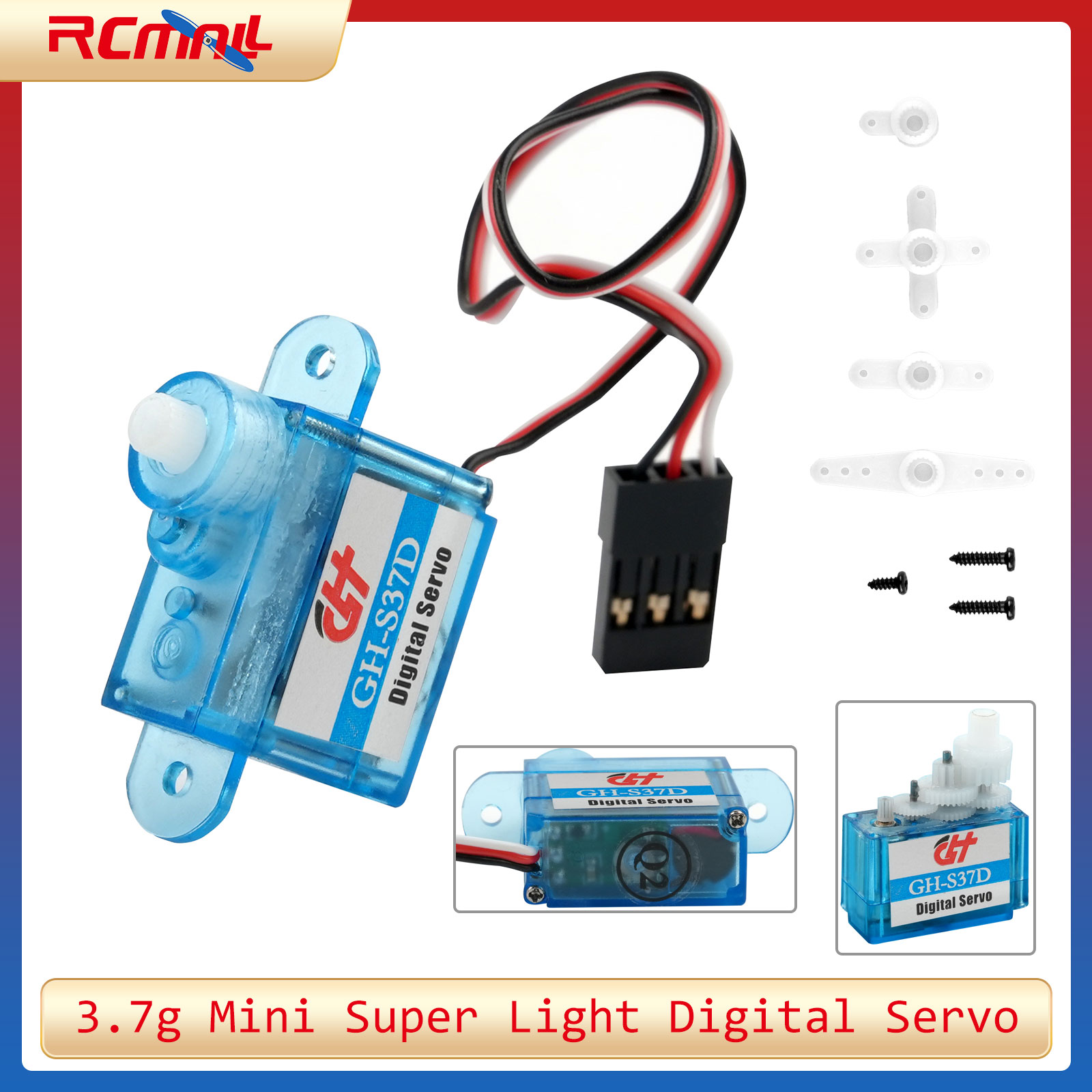 Rc Helicopter Mini - Servo Digital Super Ringan Mini 3.7G