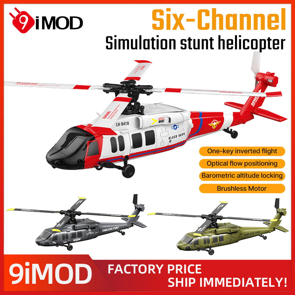 Rc Helicopter Large - Helikopter RC 6-Channel 9IMOD JJRC-U9901 Motor