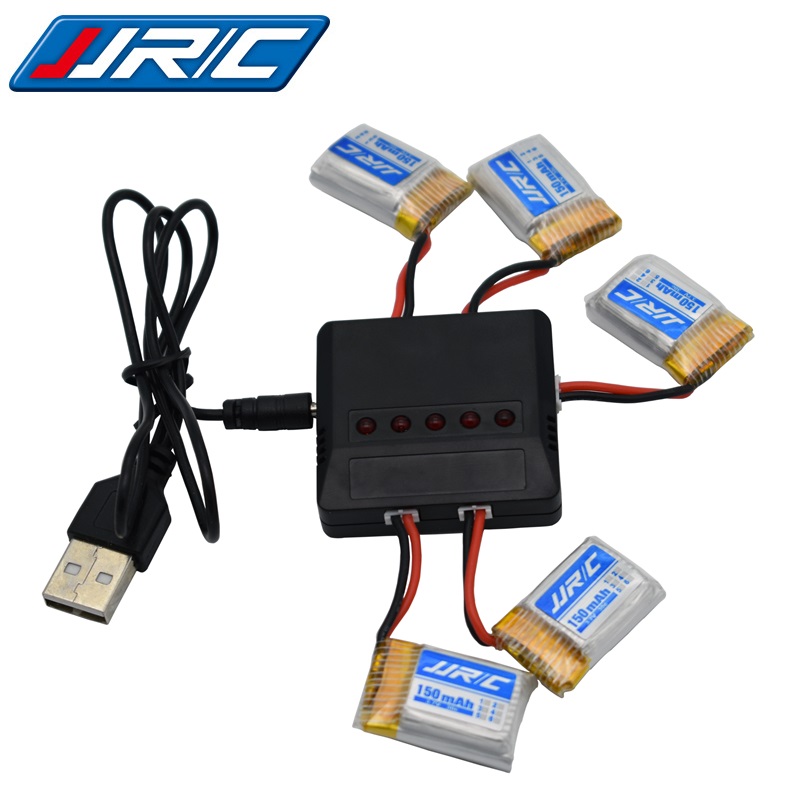 Rc Helicopter Charger - Baterai JJRC H36 Asli 3.7V 150MAh