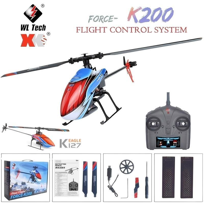 Rc Helicopter Gyro - WLtoys RC Helikopter K200 K127 2.4Ghz