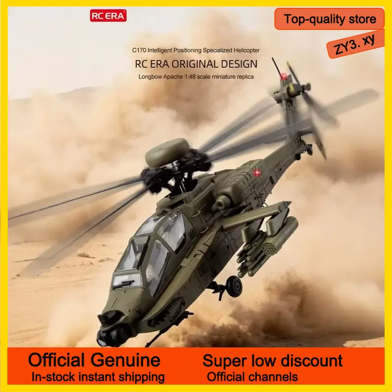 Rc Helicopter Single Rotor - Baru Tersedia RC Era Ah-64d Apache