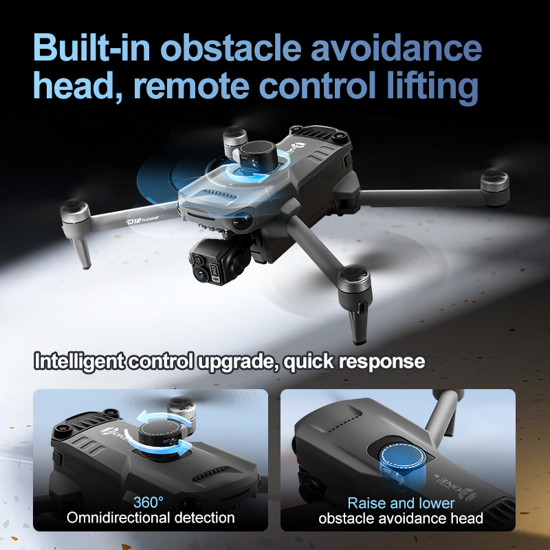 Drone RC Quadcopter 8K 3 Axis  - Rc Helicopter Electric ulasan dan harga