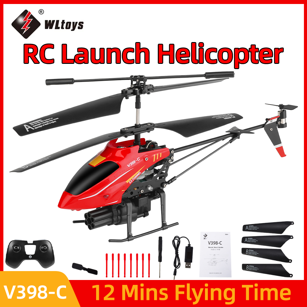 Wltoys RC Helikopter V398-C Pe - Rc Helicopter Gyro ulasan dan harga