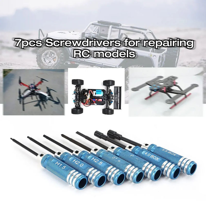 7 Buah Set Obeng Hex RC 1.5 2. - Rc Helicopter Tool Kit ulasan dan harga