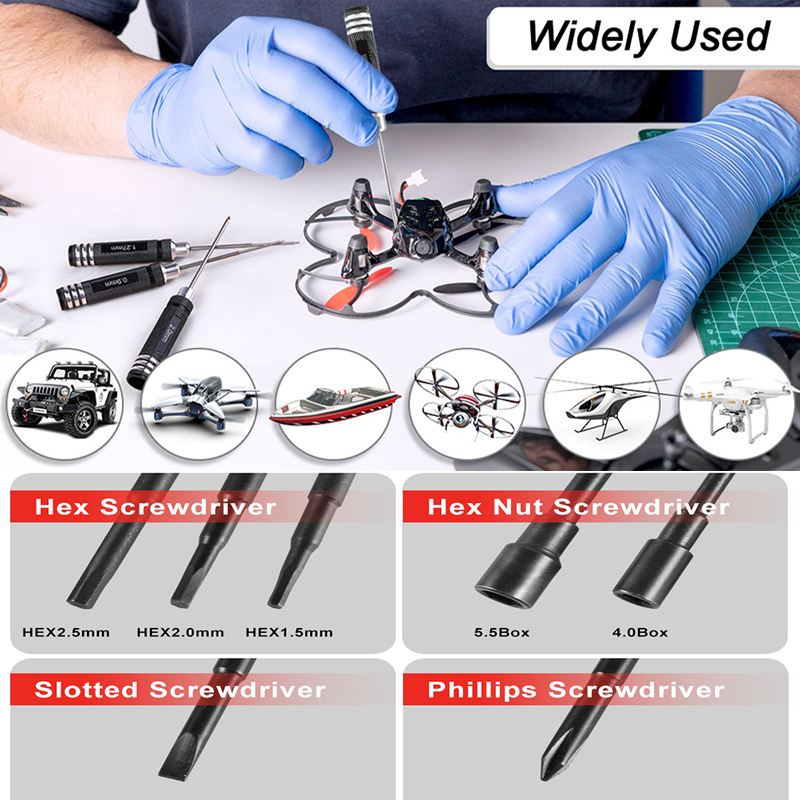 7 Buah Set Obeng Hex RC 1.5 2. - Rc Helicopter Tool Kit ulasan dan harga