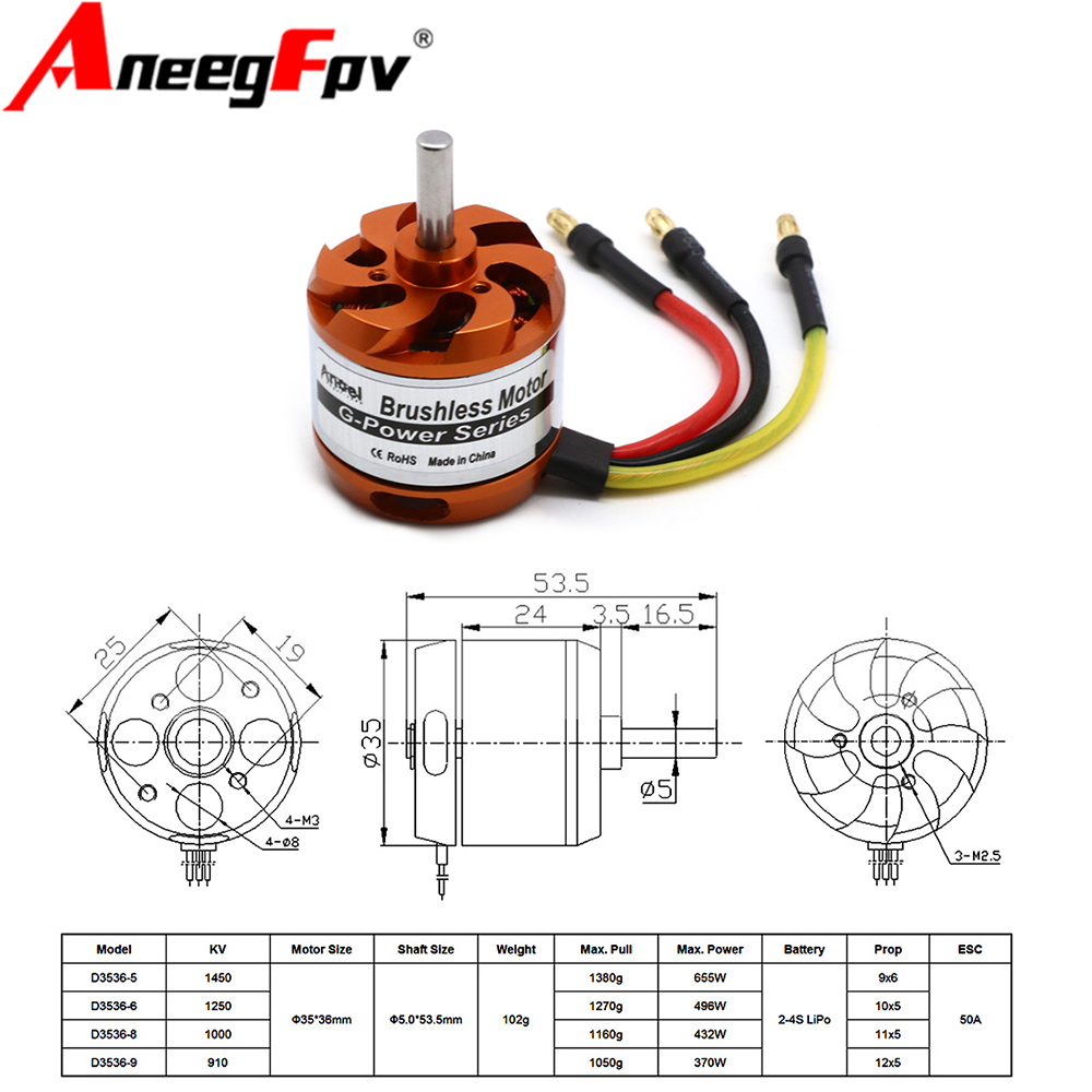D3536 910KV 1000KV 1250KV 1450 - Rc Helicopter Mini ulasan dan harga
