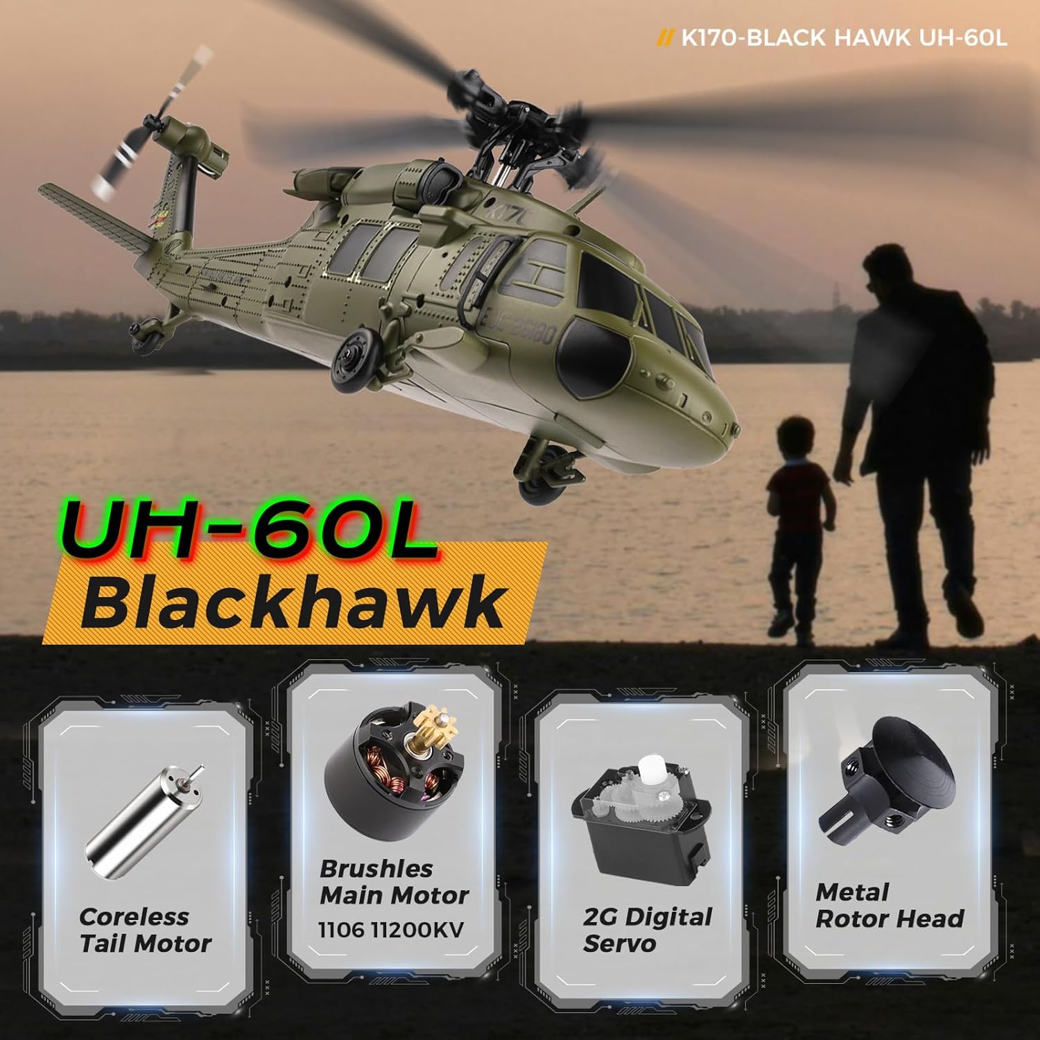 WLtoys K170 Helikopter RC 4-CH - Rc Helicopter Gyro ulasan dan harga