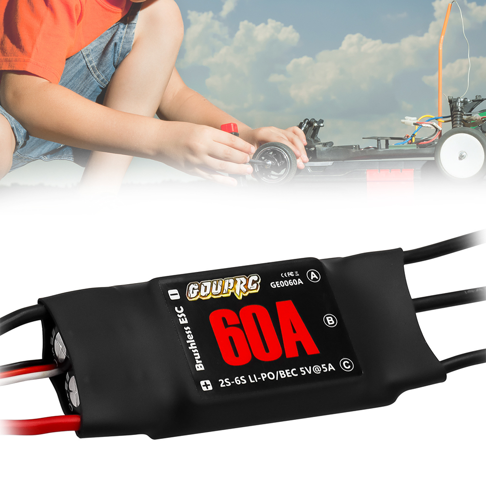 60A Brushless ESC 2-6S Pengont - Rc Helicopter Electric ulasan dan harga