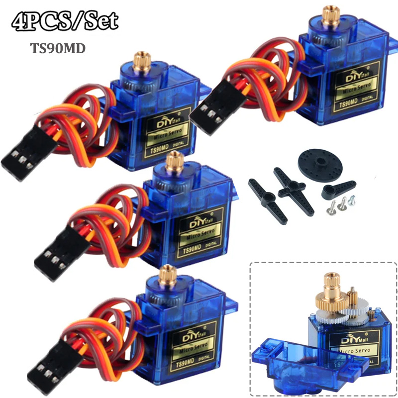 4 Buah Motor Servo Digital Mik - Rc Helicopter Motor ulasan dan harga