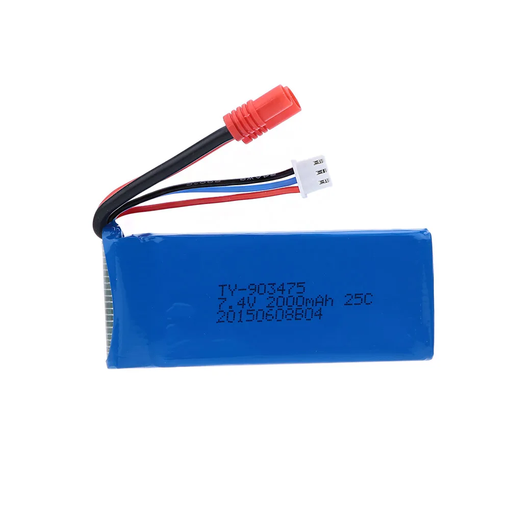7.4V 2000M Ah (Round Konektor) - Rc Helicopter Coaxial ulasan dan harga