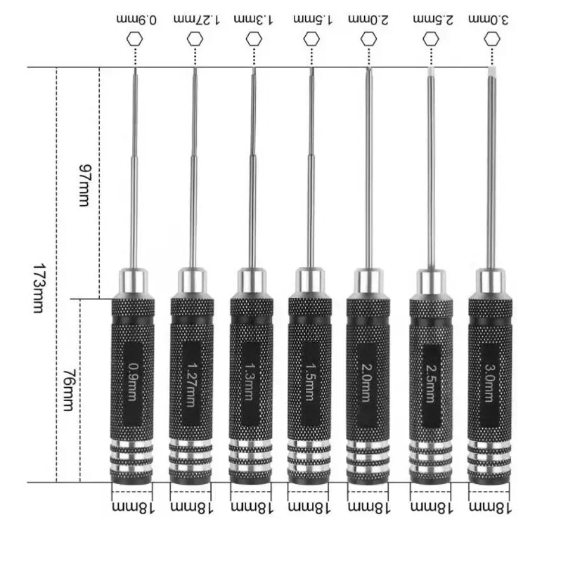 0.9/1.27/ 1.3/ 1.5/ 2.0/ 2.5/  - Rc Helicopter Tool Kit ulasan dan harga