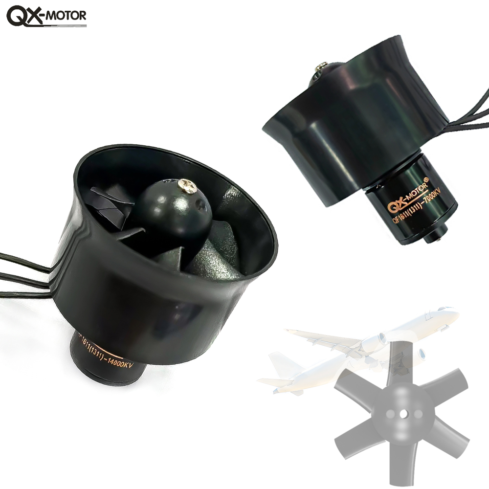 QX-MOTOR 30MM EDF QF1611 6 Bil - Rc Helicopter Blade ulasan dan harga