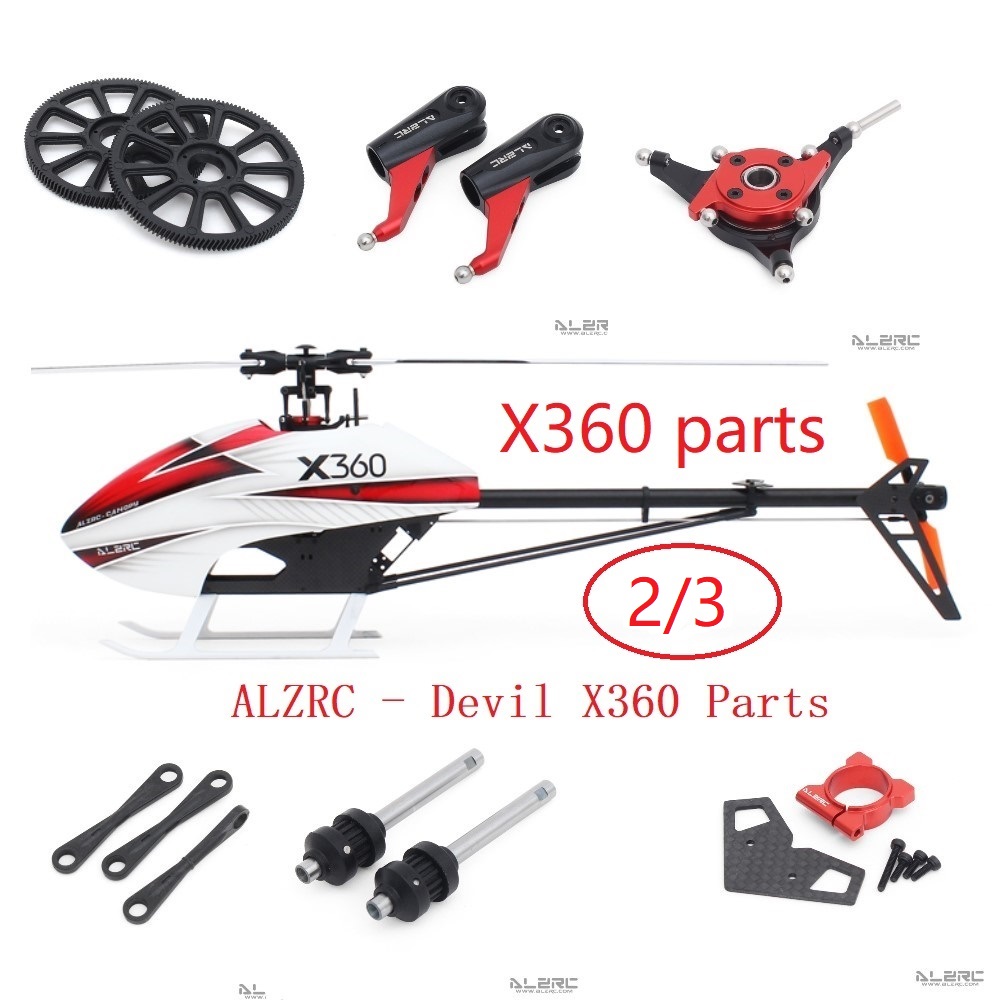 ALZRC Devil X360 bagian, bingk - Rc Helicopter Bag ulasan dan harga