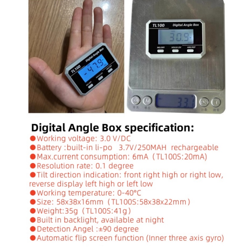 Pengukur sudut Horizontal busu - Rc Helicopter Case ulasan dan harga