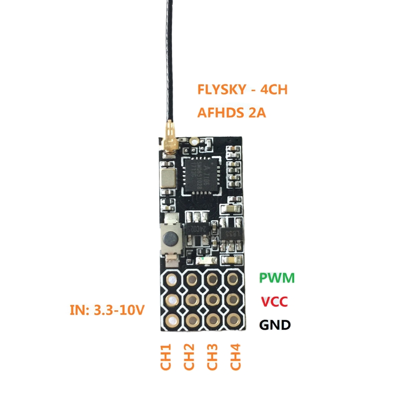 Flysky FS2A Penerima Mini 4CH  - Rc Helicopter Mini ulasan dan harga