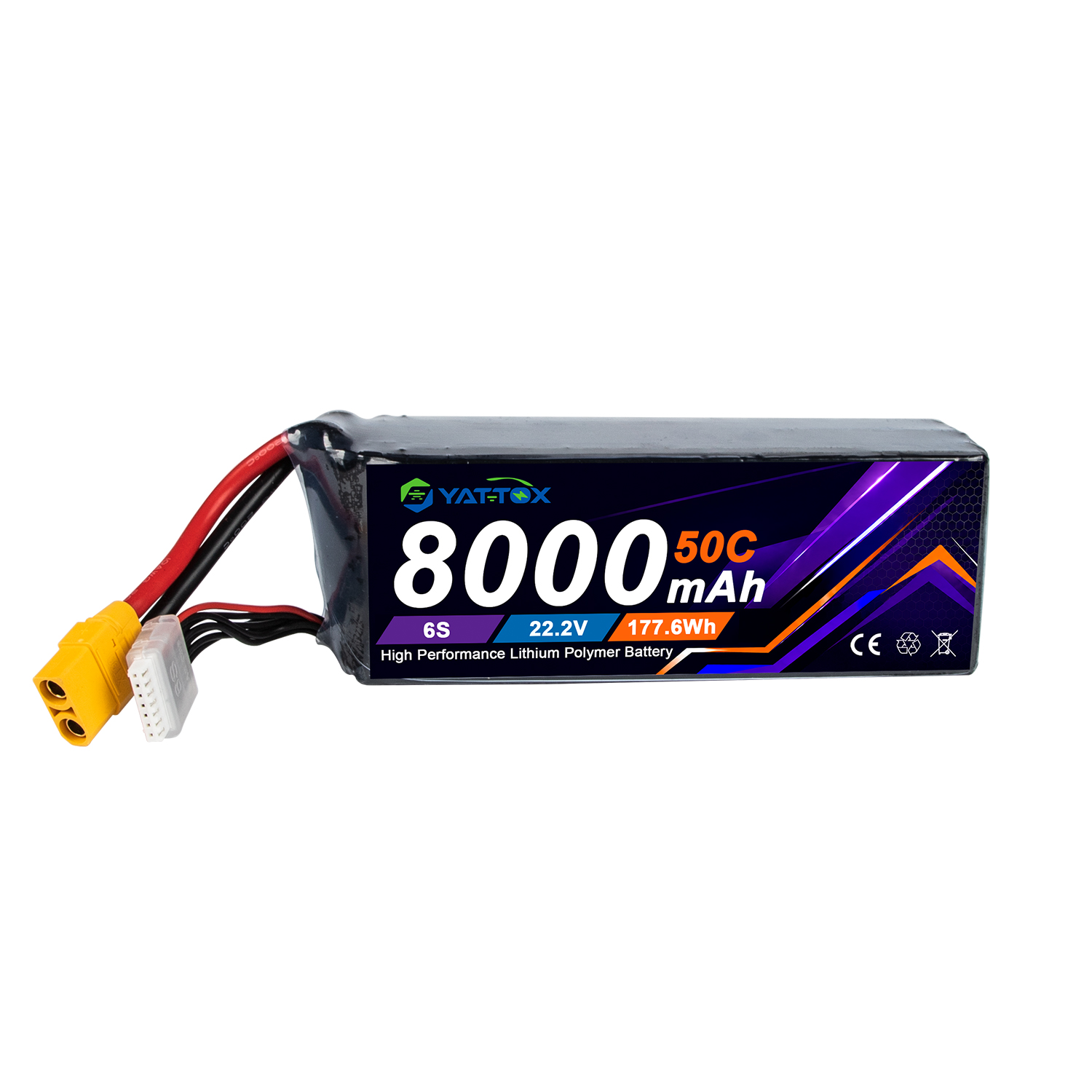 Baterai LiPo Yattox 6S 8000mAh - Rc Helicopter Large ulasan dan harga