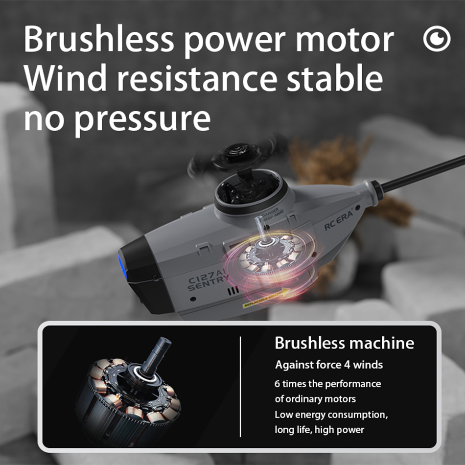 RC ERA C127 AI Sentry Mini Dro - Rc Helicopter Single Rotor ulasan dan harga
