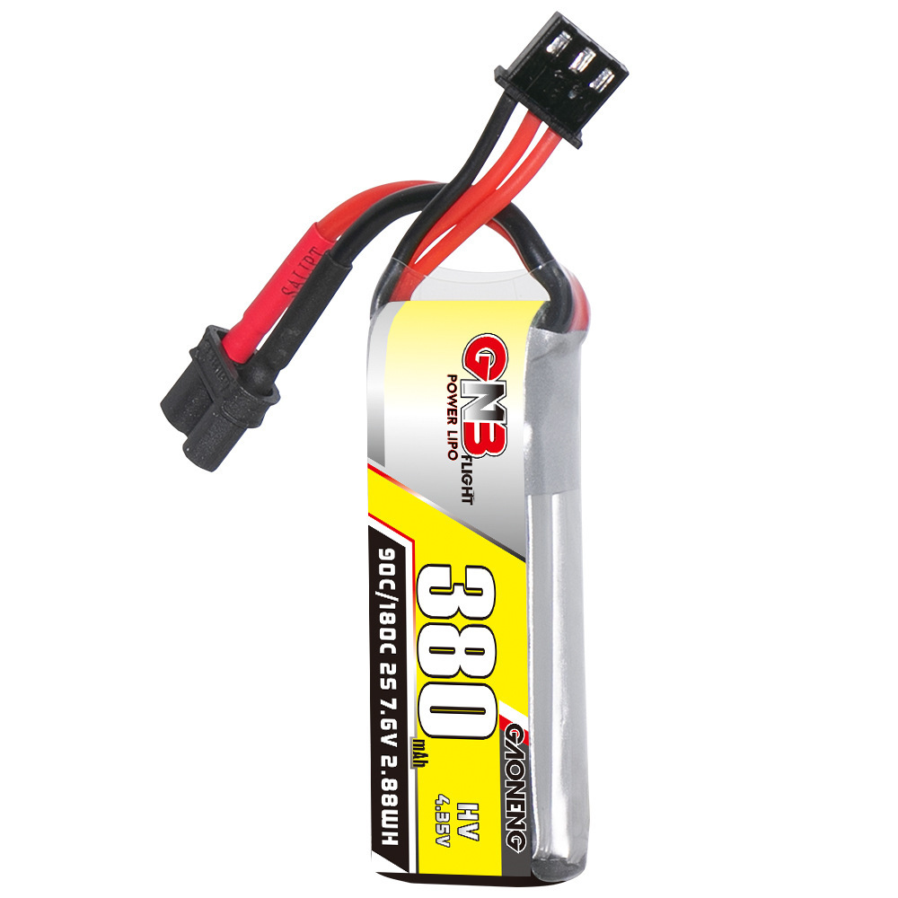 Baterai Lipo GNB 2S 7.6V 380mA - Rc Helicopter Parts ulasan dan harga