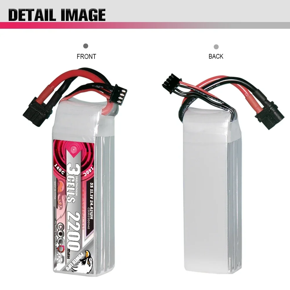 Baterai Li-po 2200mAh 3S 11.1V - Rc Helicopter Bag ulasan dan harga