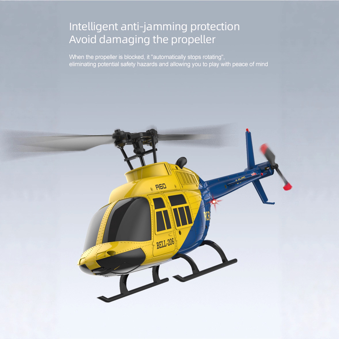 Helikopter RC Bell 206 Skala A - Rc Helicopter Single Rotor ulasan dan harga