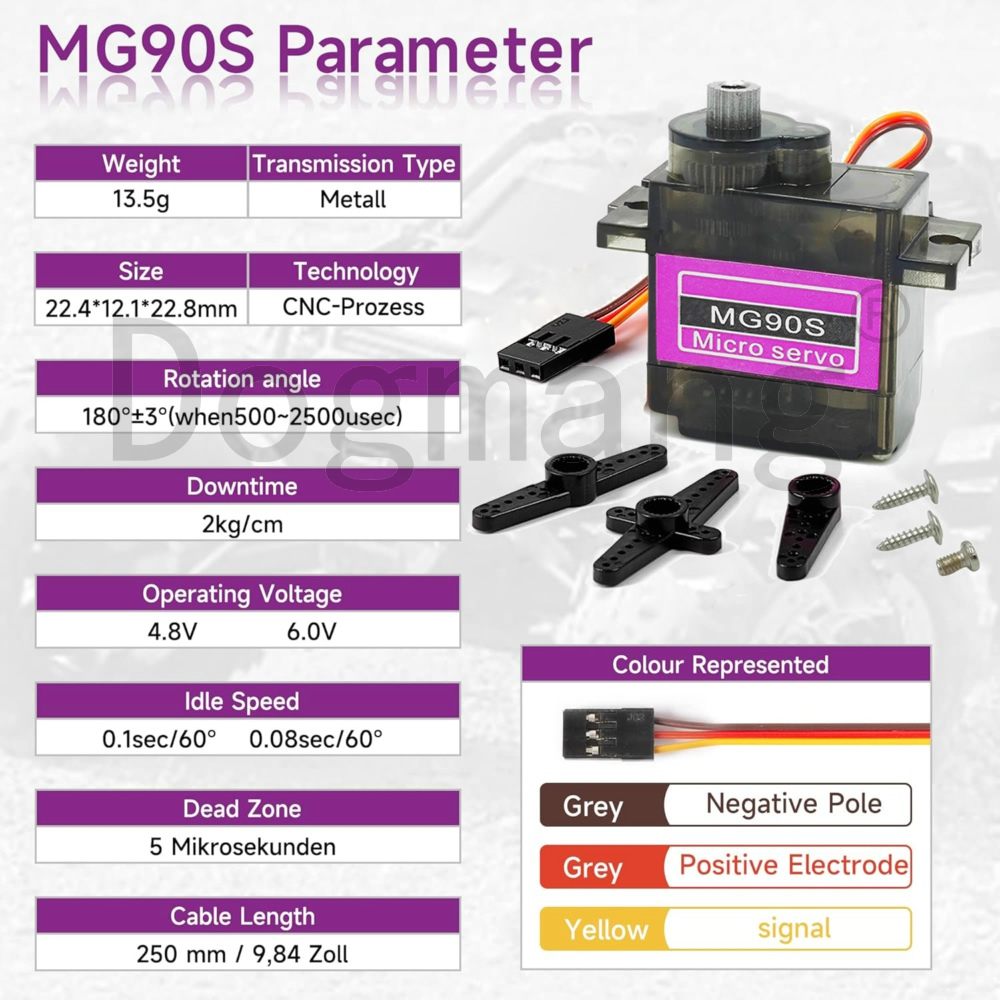 MG90S Servo 1/2/4/10/20/50 bua - Rc Helicopter Mini ulasan dan harga