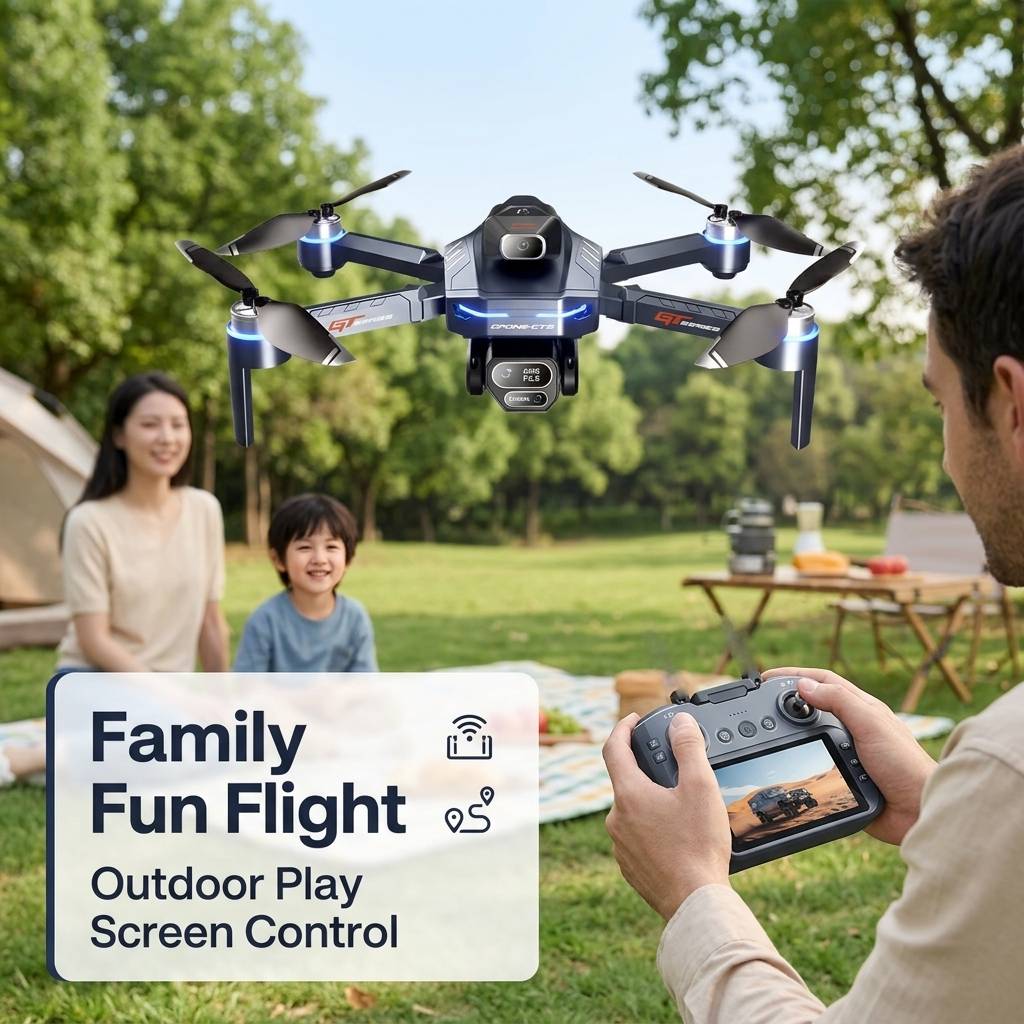 Drone 4K Baru Terlaris ANATEL  - Rc Helicopter Charger ulasan dan harga