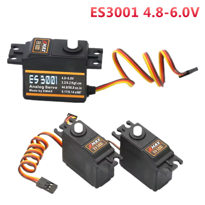 1/4 Buah EMAX ES3001 4.8-6.0V  - Rc Helicopter Servo ulasan dan harga