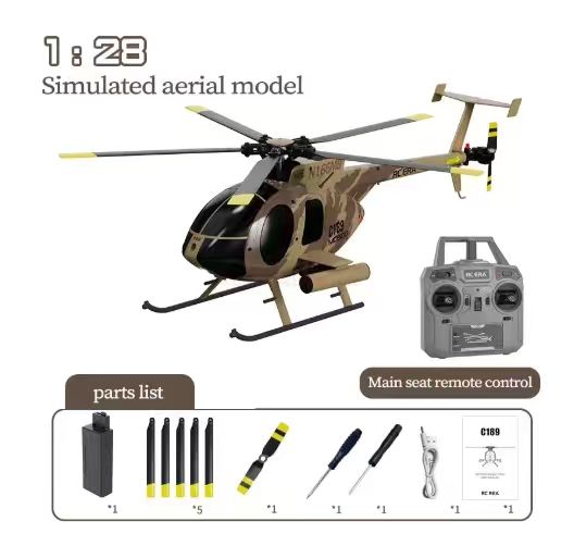 Helikopter RC C189 MD500 1:28  - Rc Helicopter Gyro ulasan dan harga